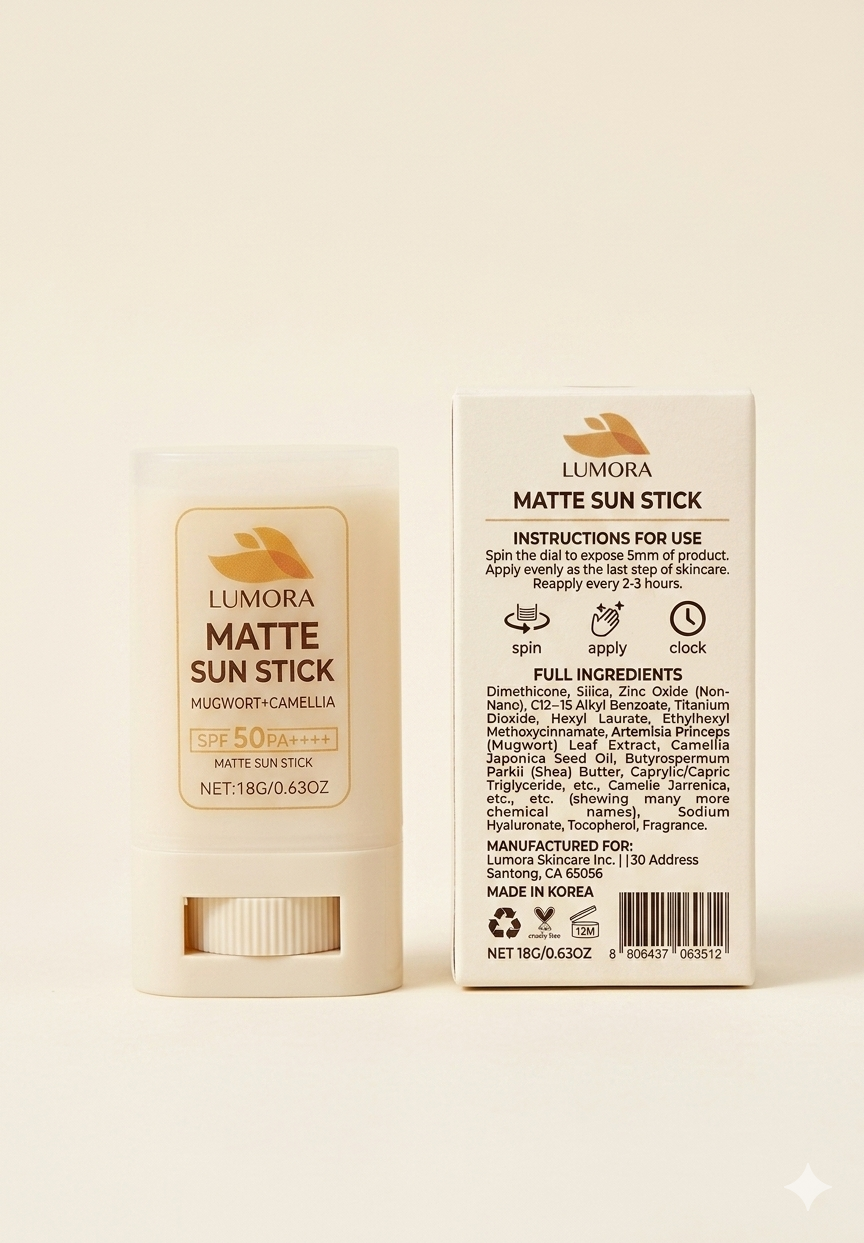 Lamora’s Matte Sunscreen Stick